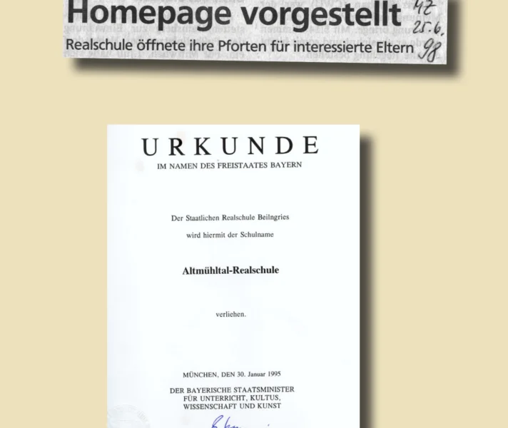 Das Bild zeigt eine Urkunde