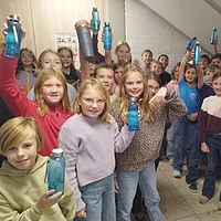 Spende der Trinkflaschen 5D